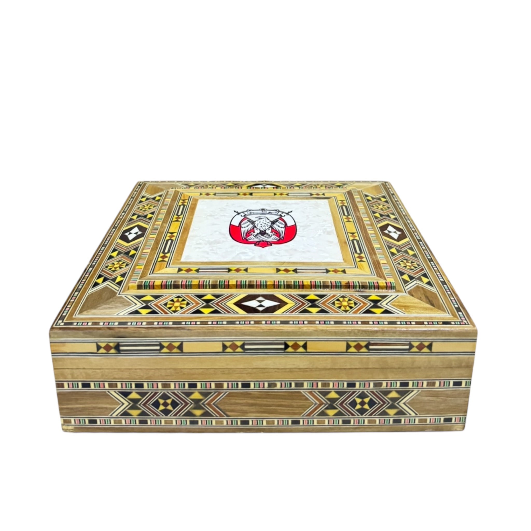 صندوق مع الشعار 25*25